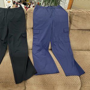 Zyia Navy Presidio Peak Cargo Pants, small